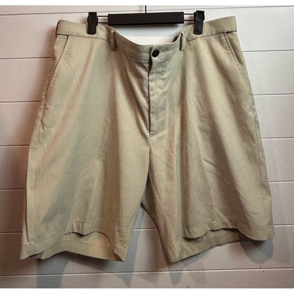 Lot of 3-Savane Dress Shorts Size 40 Beige Black Polyester‎ Blend Casual - Picture 5 of 8